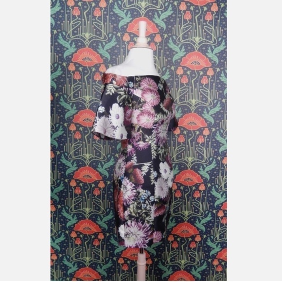 Keepsake The Label Stand Still Floral Off The Shoulder Dress - Picture 7 of 7